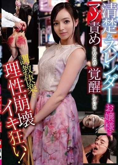 清楚なスレンダーお嬢様はマゾ責めされるたび覚醒していき調教快楽で理性崩壊イキ狂い！ 西田カリナ